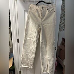 Old Navy Extra High Rise Sky Hi Wide Leg Jean